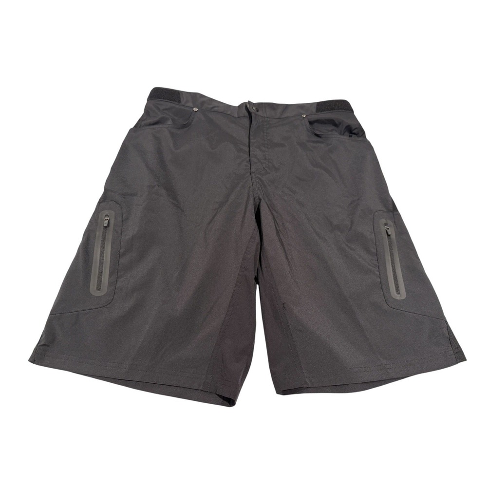 Zoic Mens XXL Black Zip Cargo Mountain Bike MTB Cycling Trail Shorts